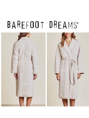 💭 Barefoot Dreams LuxeChic Quilted Blanket Robe